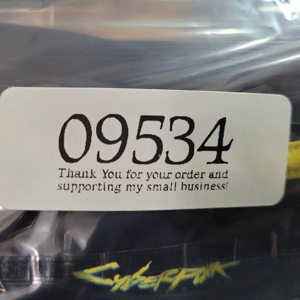 Cyberpunk 2077 Shirt Men Medium Black Samurai Oni Graphic CD Projekt Red